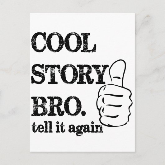 Carte Postale Bricolage histoire raconter à nouveau pouce haut (Devant)