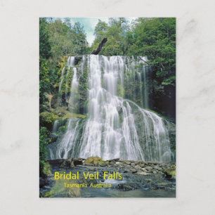 Carte Postale Bridal Veil Falls, Tasmanie, Australie
