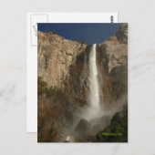 Carte Postale Bridal Veil Falls, Yosemite (Devant / Derrière)