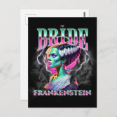 Carte Postale Bride de Frankenstein Bootleg Style (Devant / Derrière)