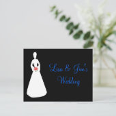 Carte Postale Bride Silhouette I (Debout devant)