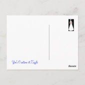 Carte Postale Bride Silhouette I (Dos)