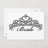 Carte postale Bride Tiara (Devant / Derrière)