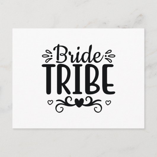 Carte Postale Bride tribe (Devant)