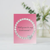 Carte Postale Bridesmaid (Debout devant)