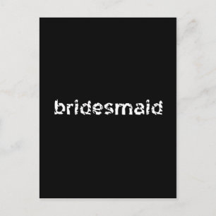 Carte Postale Bridesmaid