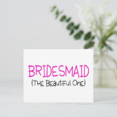 Carte Postale Bridesmaid La Belle (Debout devant)