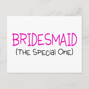Carte Postale Bridesmaid Le Spécial