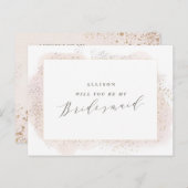 CARTE POSTALE BRIDESMAID TOUCH. (Devant / Derrière)