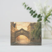 Carte Postale Bridge of Sighs in Oxford University (Debout devant)