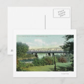 Carte Postale Bridge Street Vue sur le pont Hadley (Devant / Derrière)