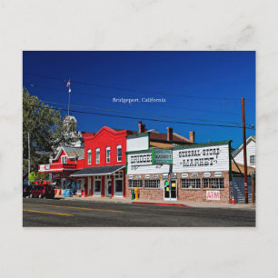 Carte Postale Bridgeport California étiqueté photo