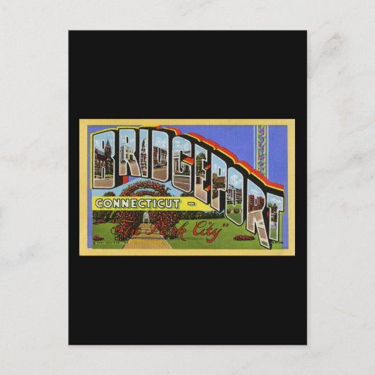 Carte Postale Bridgeport Connecticut (Devant)