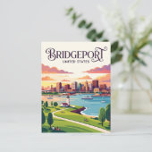 Carte Postale Bridgeport Connecticut (Debout devant)