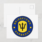 Carte Postale Bridgetown Barbade (Devant / Derrière)