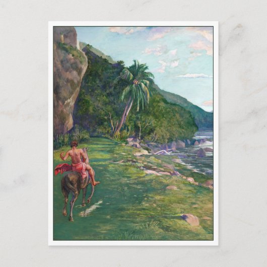 Carte Postale Bridle Path Tahiti par La Farge (Devant)