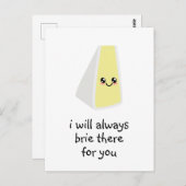 Carte Postale brie là (Devant / Derrière)