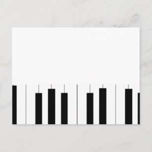 Carte Postale Briefkaart Piano