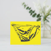 Carte postale Briefs Jaunes (Debout devant)