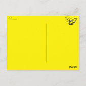 Carte postale Briefs Jaunes (Dos)