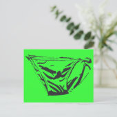 Carte postale Briefs verts (Debout devant)