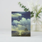 Carte Postale Brig Mercury après la victoire sur les navires tur (Debout devant)