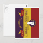 Carte Postale Brigades internationales (Devant / Derrière)