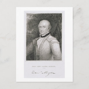 Carte Postale Brigadier-général Daniel Morgan (1736-1802) engrav