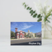 Carte Postale Brigham City - Main Street (Debout devant)