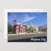 Carte Postale Brigham City - Main Street (Devant / Derrière)