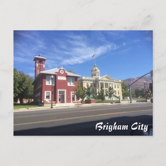 Carte Postale Brigham City - Main Street (Devant)
