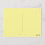 Carte postale Bright Big Eyed Bird (Dos)