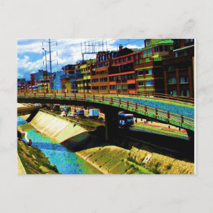 Carte Postale Bright Buildings à Bogota