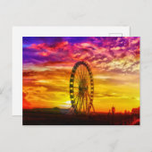 Carte Postale Bright Colours Sunset (Devant / Derrière)