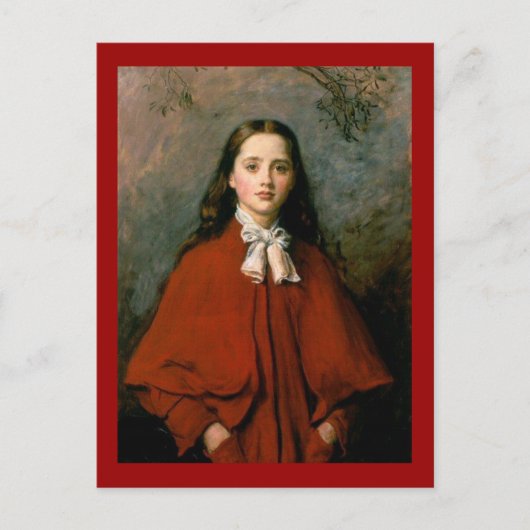 Carte Postale Bright Eyes par Sir John Everett Millais (Devant)