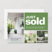 Carte Postale Bright green Juste vendu annonce immobilière modèl (Devant / Derrière)