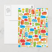 Carte Postale Bright Guinea Pig Patch (Devant / Derrière)