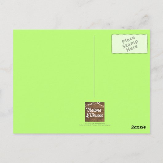 Carte Postale Bright Hope for Tomorrow Inspational Postcard (Dos)