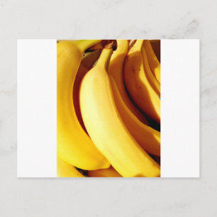 Carte Postale Bright jaune bouquet de bananes mûres