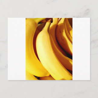 Carte Postale Bright jaune bouquet de bananes mûres