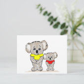 Carte Postale Bright Koalas (Debout devant)