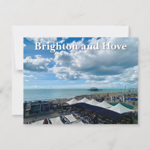 Carte Postale Brighton et Hove Beach en été