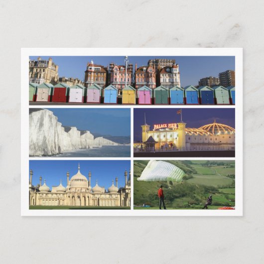 Carte Postale Brighton et Hove multi-image (Devant)