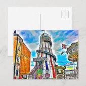 Carte Postale Brighton Palace Pier Fairground Rides (Devant / Derrière)