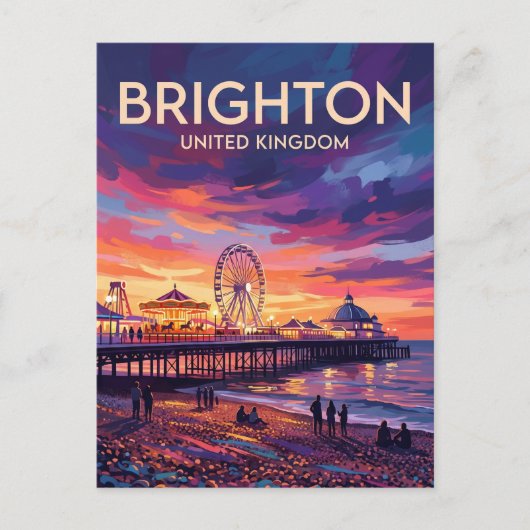 Carte Postale Brighton Royaume-Uni (Devant)