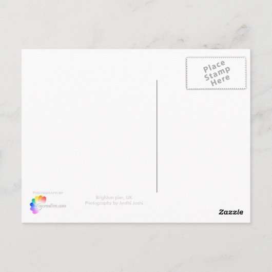 Carte Postale Brighton, Royaume-Uni (Dos)