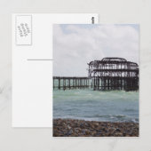 Carte Postale Brighton West Pier (Devant / Derrière)