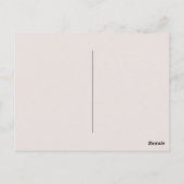 Carte Postale Brillant de lapin bulle gomme rayures sucre de can (Dos)