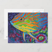 Carte Postale Brillant poisson tropical I (Devant / Derrière)