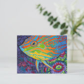 Carte Postale Brillant poisson tropical I (Debout devant)